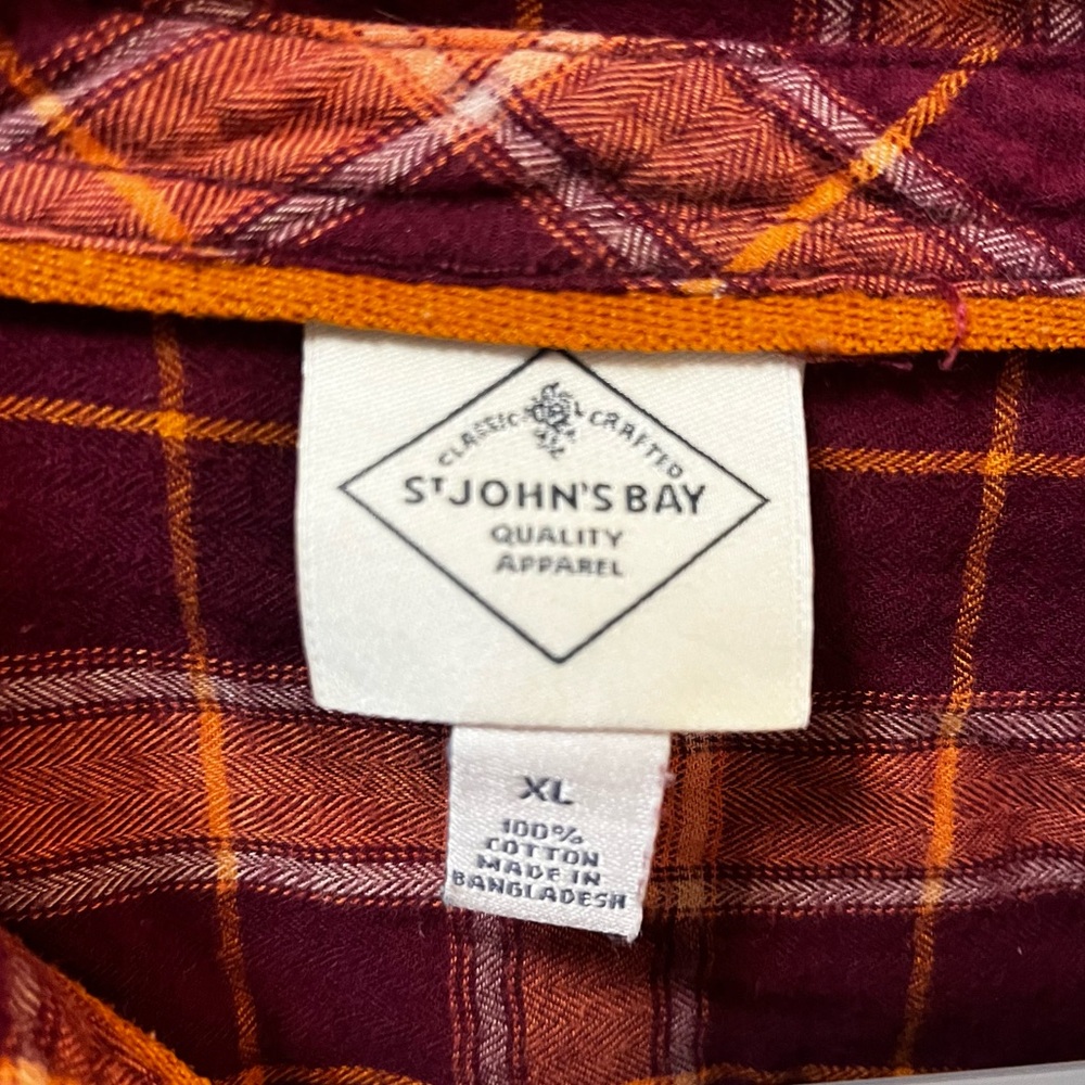 Women’s St John’s Bay Cotton Flannel XL - Picture 2 of 3